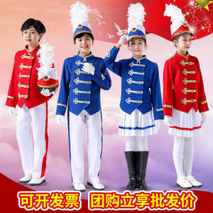 升旗手鼓乐队仪仗队鼓号服装演出服管乐队中小学生定制服装队新款
