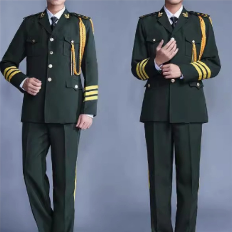 成人军乐团演出服升旗手服装学生仪仗队礼服民乐鼓队男女合唱服装