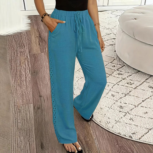 New Women's Elegant Versatile Casual Long Pants 百搭休闲长裤
