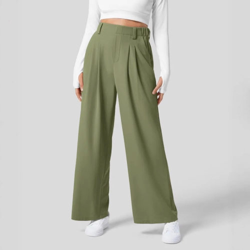 New Wide-Leg Loose Casual Versatile Pants for Women 休闲长裤