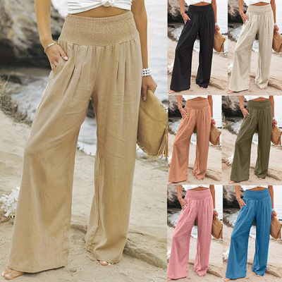 New Women's Versatile Casual Mid-Rise Pants 百搭休闲裤女长裤