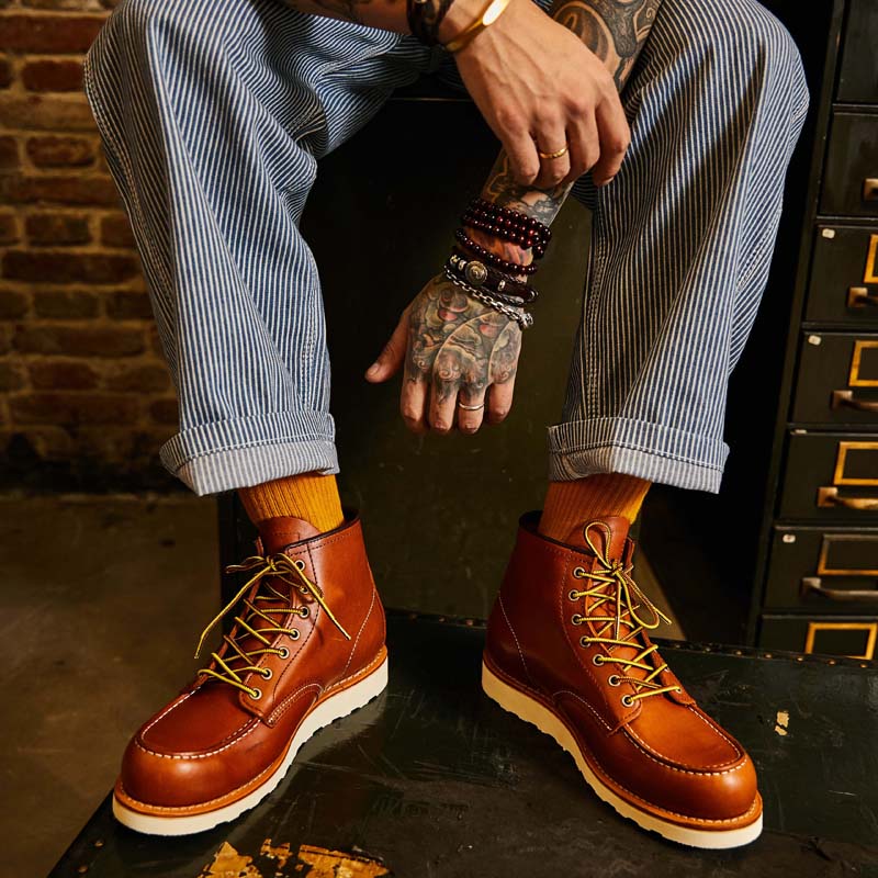 固特异复古风工装鞋机车百搭短靴