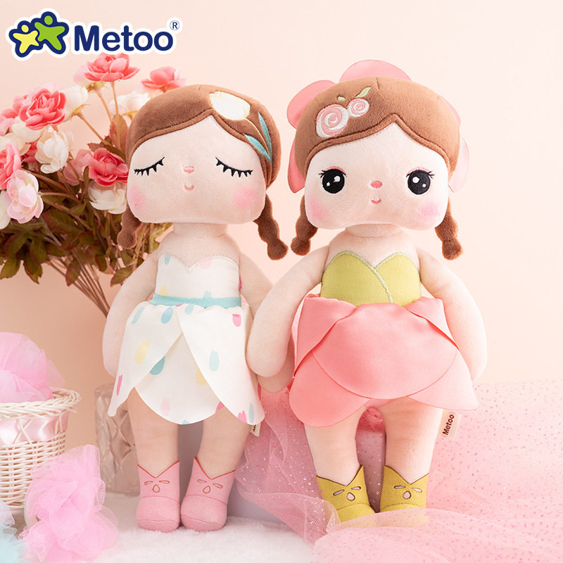 Metoo咪兔花仙子安吉拉公仔毛绒/玩偶/公仔/布