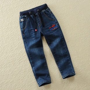 外贸4童装5春秋季6男童7儿童8弹力9休闲直筒裤牛仔裤10长裤子12岁