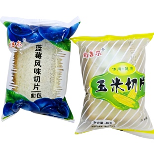 奶吉尔玉米切片吐司面包早餐健康蓝莓切片代餐零食营养休闲食品
