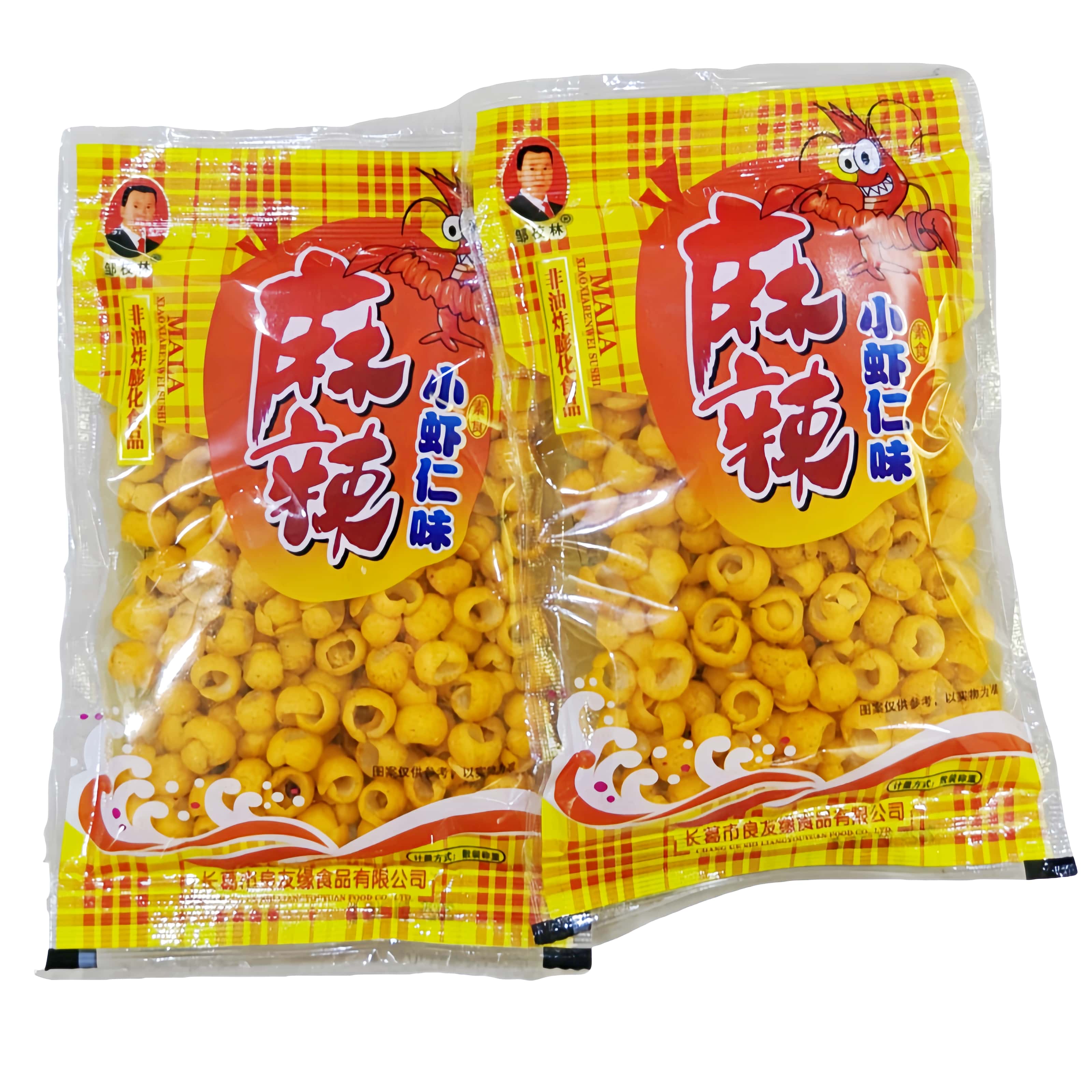 邹校林麻辣小虾仁味8090后儿时怀旧网红校园膨化休闲零食小吃