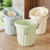 塑料水桶家用特厚储水桶手提耐摔学生宿舍用洗衣洗澡桶特大号圆桶