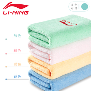 李宁游泳毛巾专业游泳浴巾吸水速干成人小孩温泉沙滩健身运动浴巾