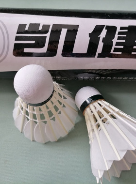 好打耐打超性价比凯健龙K1L1鹅毛拉直羽毛球球馆用球鹅毛球羽毛球