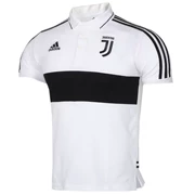 Adidas tay ngắn nam 2019 mùa thu mới Juventus bóng đá T tay áo thoáng khí POLO áo DX9203 - Áo polo thể thao