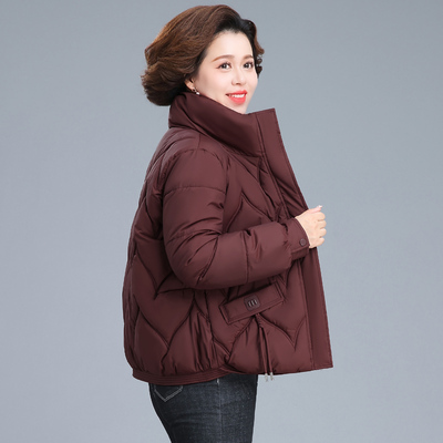 洋气妈妈冬款羽绒棉服2025新款