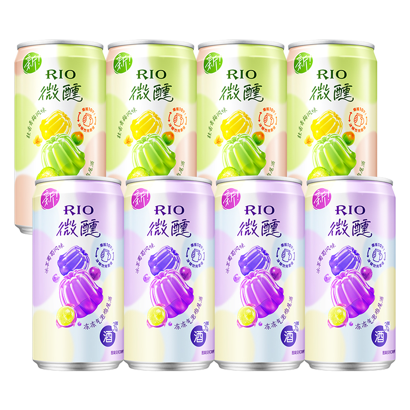 RIO锐澳果冻酒250ml*8罐