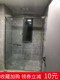 不锈钢一字形整体淋浴房家用卫生间浴室干湿分离推拉门隔断玻璃门