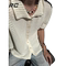 CLEANFIT RETRO CUT-OUT SHIRT BOYS SUMMER THIN KNIT SWEATER SHORT SLEEVE OLD MONEY STYLE WEAR LAPEL HALF SLEEVE
