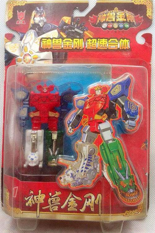 孩之星-神兽金刚28822 1号 3号神兽金刚变形机器人超速合体