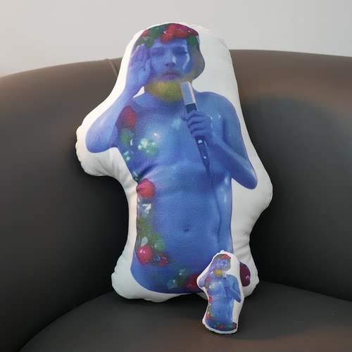 奥运开幕式蓝精灵青狮精搞怪抽象鬼畜唱歌语音挂件整蛊朋友礼物