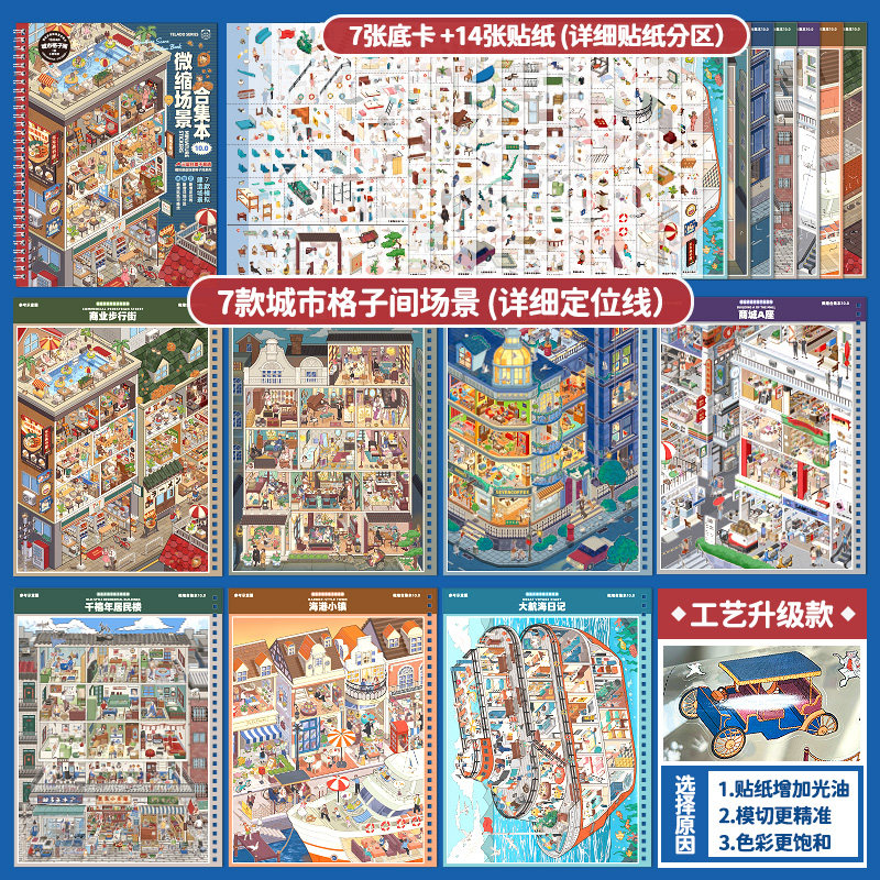 提拉多10.0微缩场景合集本贴纸图片