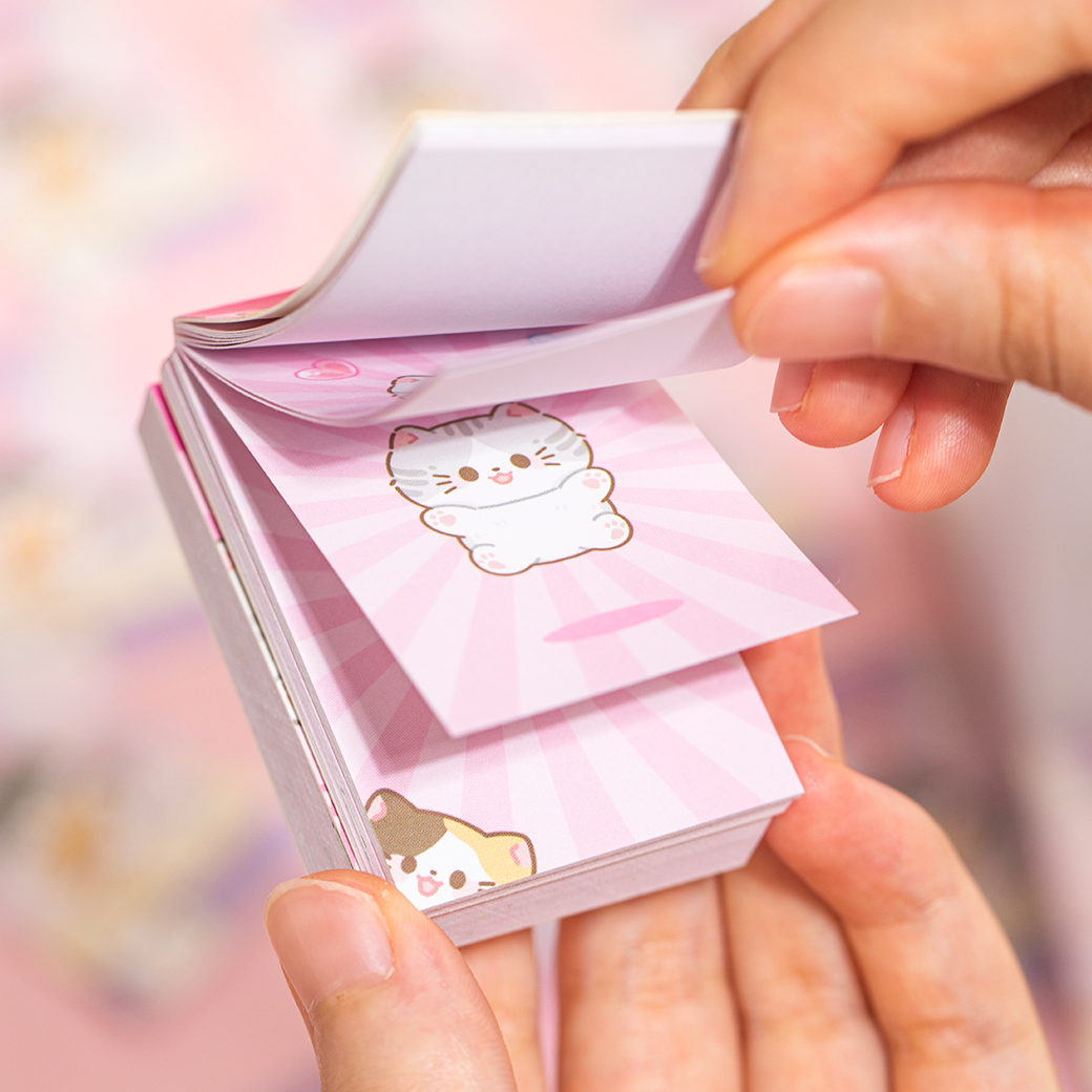 猫咪豆豆贴纸本饭饭猫动画系列