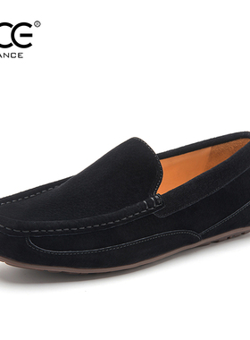 法国CCE情侣款豆豆鞋男真皮磨砂开车鞋休闲鞋方头透气男女鞋2382