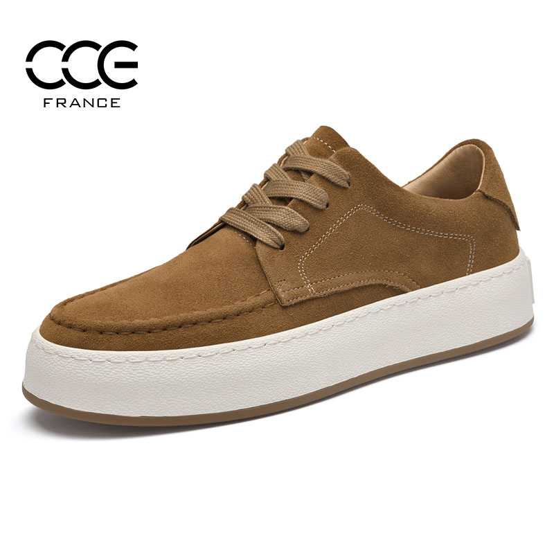 CCE男士厚底增高休闲板鞋