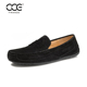 2825 透气舒适男女软底开车鞋 CCE真皮情侣豆豆鞋 复古一脚蹬懒人鞋