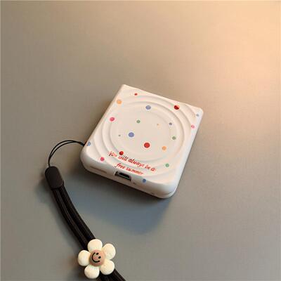 波点磁吸适用小米mixflip2华为purax手机壳pocket2硬novaflip荣耀v三星zflip7564简约vivox女oppofindn3n20