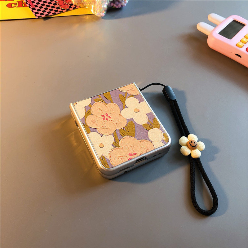 白黄花小米mixflip手机壳荣耀vflip硬三星zflip5 6 4卡通Magic适用moto摩托罗拉razr50ultra女xfli高级感,3C数码配件,手机保护套/壳,淘宝优惠券,粉丝福利购,淘宝优惠卷