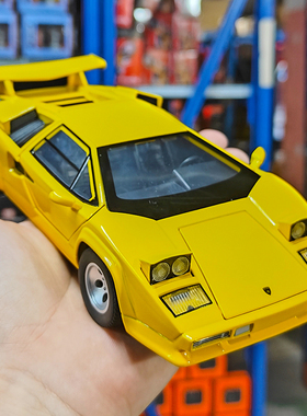 合金车模1比24兰博基尼康嗒什LP500S仿真车模型高档精美收藏摆件