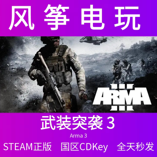 武装突袭3 Steam CDKey Arma 3 PC正版 国区激活码 现货秒发