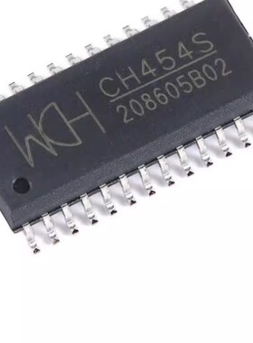全新 CH454S SOP-28 16段数码管驱动及键盘控制芯片