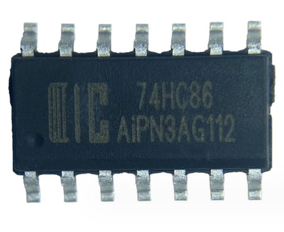 中微爱芯AiP74HC86替SN74HC86DR SOP14封装 4路2输入异或门