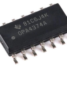 全新 OPA4374AIDR SOIC-14 四路运算放大器芯片