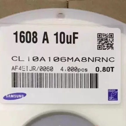 贴片电容0603 106K 10UF 106K 10% 10V 16V 25V 50V 4000/盘 优质