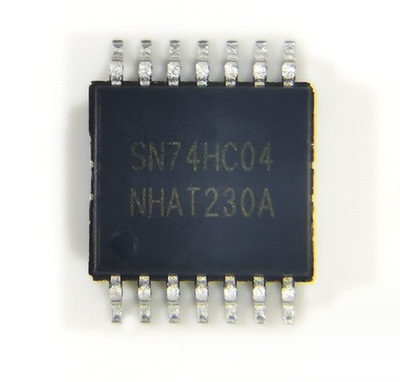 SN74HC04PWR 6路反相器国产芯片 集成电路ic 中性丝印TSSOP14贴片
