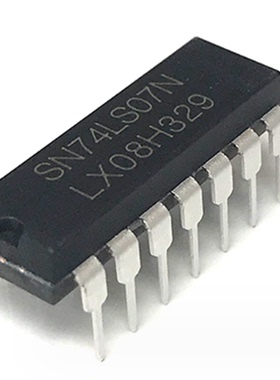 SN74LS07N 直插芯片 缓冲器/驱动器/接收器芯片 DIP14封装