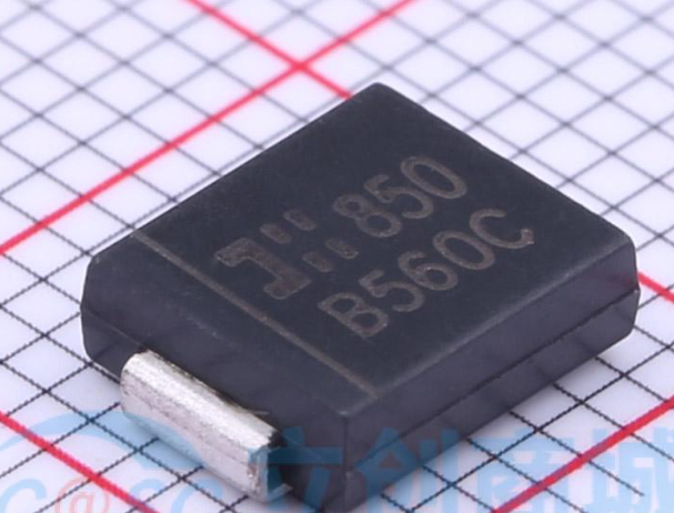B560C-13-F丝印B560C肖特基二极管5A60V SMC贴片DO-214AB 原装