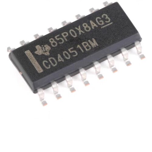 全新CD4051BM96 SOIC-16 CMOS单路8通道模拟多路复用器芯片