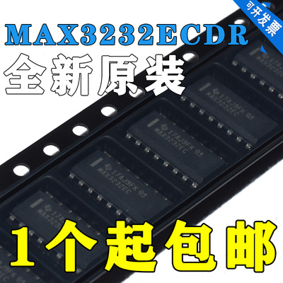 原装 | MAX3232ECDR SOIC-16 贴片ECD EC RS232接口收发器 IC芯片