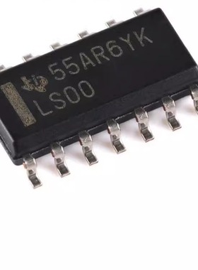 全新SN74LS00DR SOIC-14 四路2输入正与非门芯片