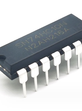 SN74HC10N DIP14直插 3路3输入与非门 大芯片 中性丝印