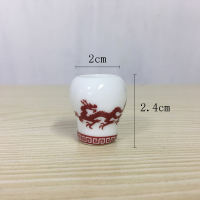 Ceramic mini small vases, dried flowers, flower arrangements, home decorations, living room ornaments, dollhouses, kitchens can be used as fridge magnets thumbnail 3