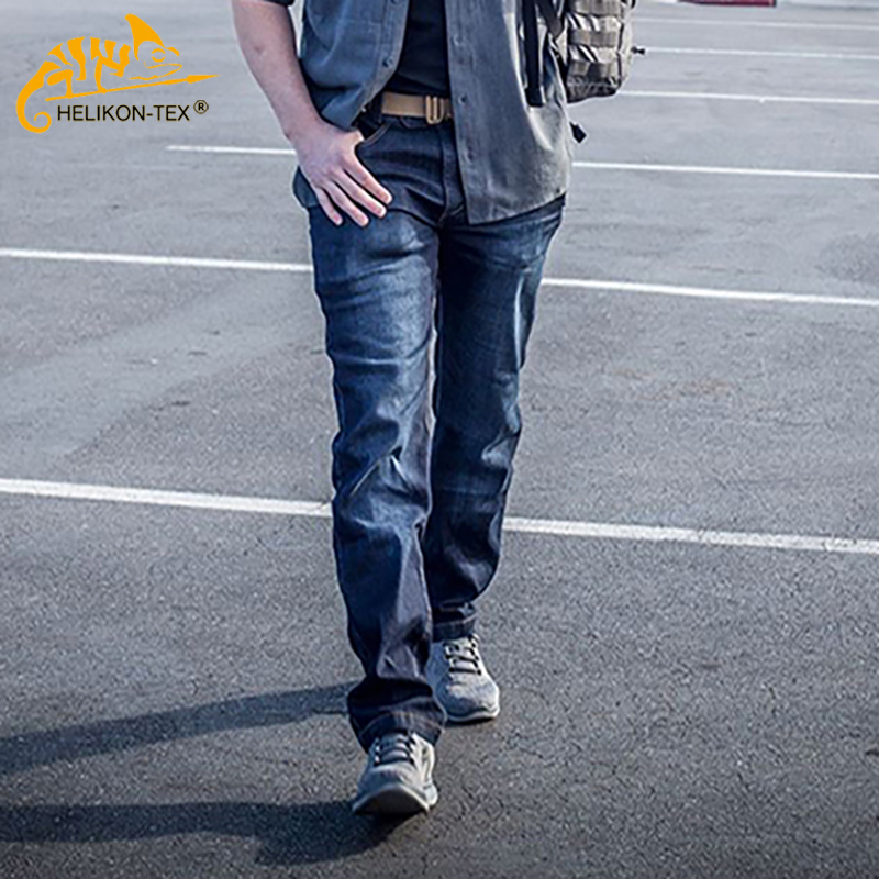 赫利肯GTJ战术牛仔裤修身弹力