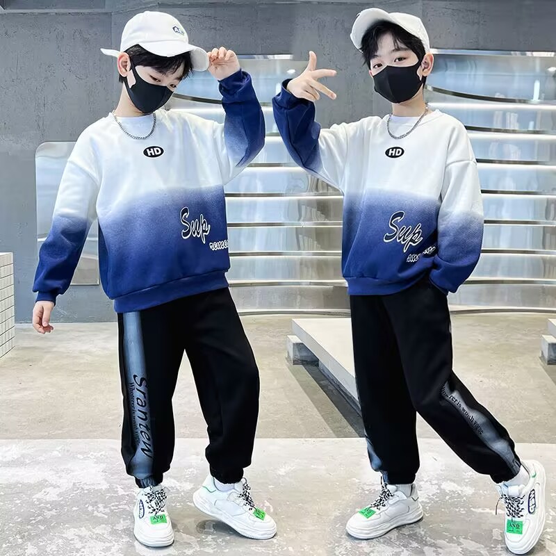 儿童卫衣套装男童中大童春秋款