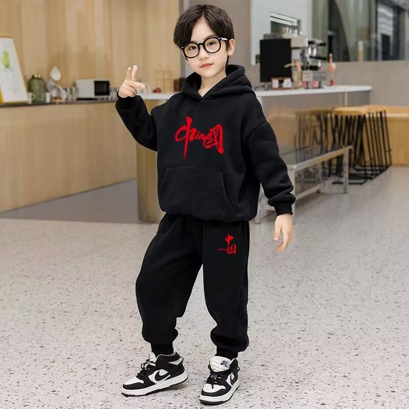 儿童连帽卫衣套装男童春秋季字母印花运动服两件套童装春秋装2件,童装/婴儿装/亲子装,儿童运动套装,淘宝优惠券,粉丝福利购,淘宝优惠卷