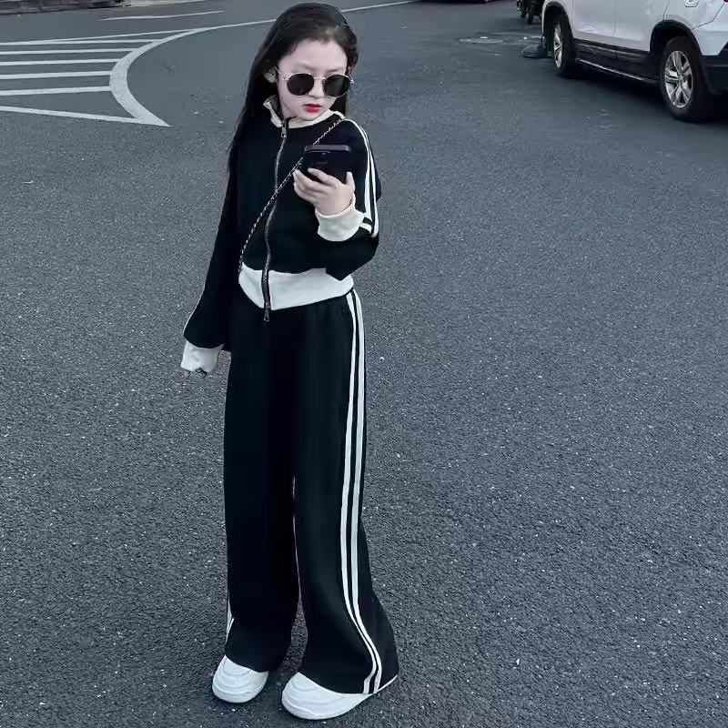 女童套装春秋装新款儿童洋气时髦
