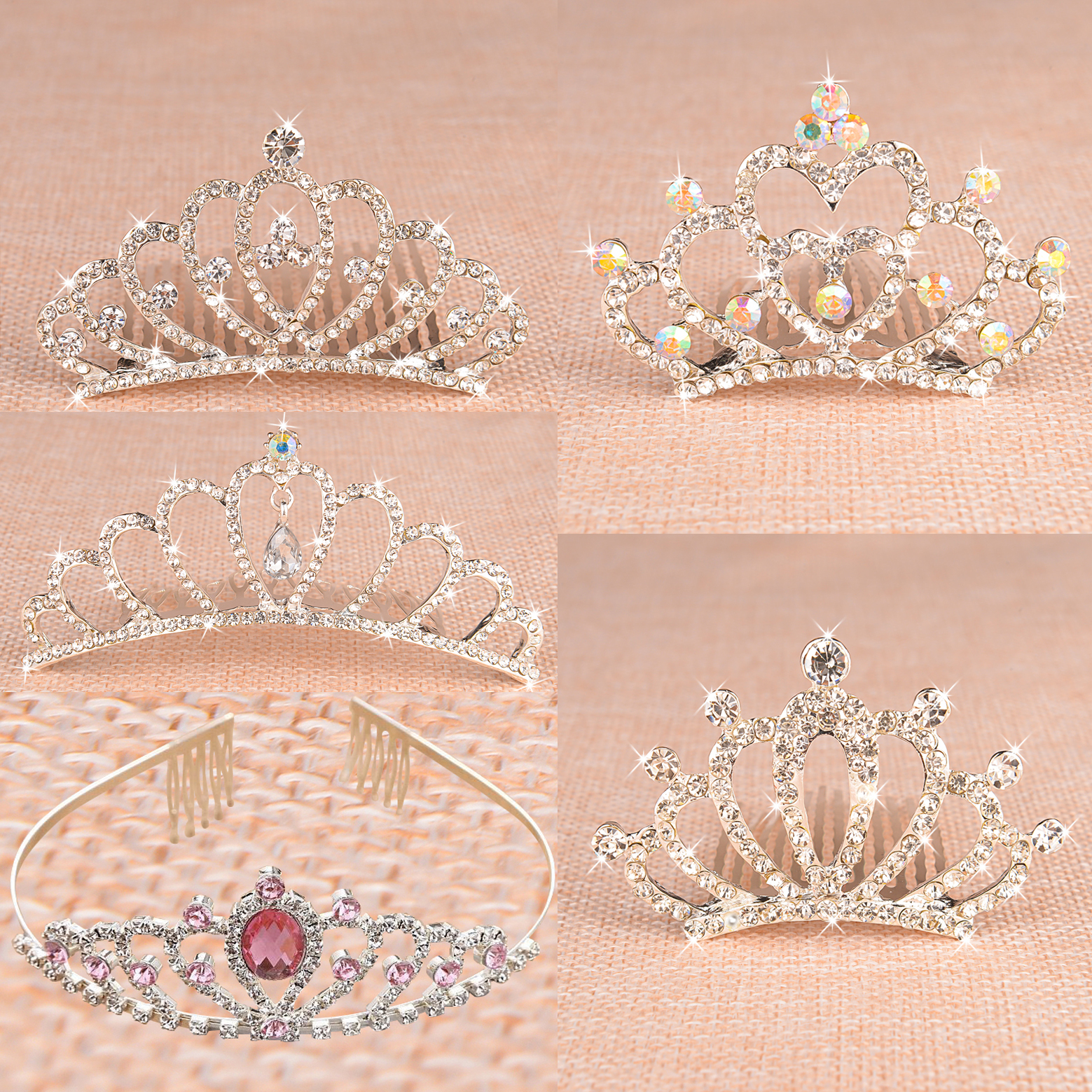 小女孩头箍皇冠韩版百搭儿童发饰