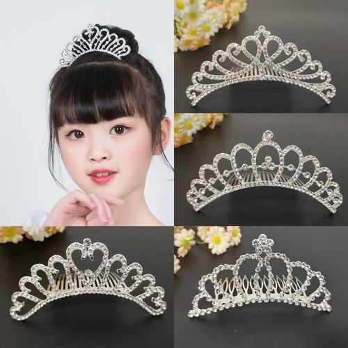 3岁以上韩版女水钻皇冠