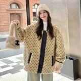 2025冬季新款现货~点点羊羔毛两面穿棉衣#25179-p185-K278，女装皮草，唛多