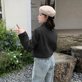 2026年春款现货简约时尚百搭短款软皮皮衣【2色】#3125-P125-K178，女装皮衣，唛多