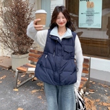 2025冬季新款现货百搭加厚韩系穿搭羽绒马甲90绒#25185-P195-K288，女装羽绒服，唛多